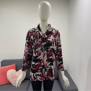 NWT MARISE Cowl Neck Pullover Top Size XXL Soft and Comfortable with Stretch